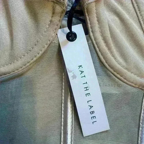 NWT Kat the Label sz S femme bustier - Picture 2 of 2